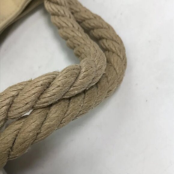 CHANEL CC Mark Clover Flower fish bag net bag Tote Bag Shoulder Bag Canvas Beige - Picture 8 of 16